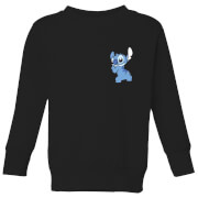 Disney Stitch Backside Kids Sweatshirt Black 7 8 Years disney kopen in de aanbieding