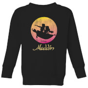 Disney Aladdin Flying Sunset Kids Sweatshirt Black 11 12 Years disney kopen in de aanbieding