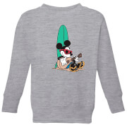Disney Mickey Mouse Surf And Chill Kids Sweatshirt Grey 3 4 Years disney kopen in de aanbieding