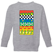 Disney Donald Duck Vintage Pattern Kids Sweatshirt Grey 7 8 Years disney kopen in de aanbieding