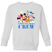 Disney Crew Kids Sweatshirt White 9 10 Years disney kopen in de aanbieding
