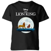 Disney Lion King Hakuna Matata Walk Kids T Shirt Black 9 10 Years disney kopen in de aanbieding