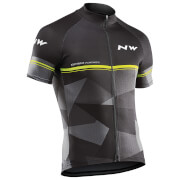 Northwave Origin Short Sleeve Jersey M Blackyellow northwave kopen in de aanbieding