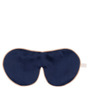Holistic Silk One Strap Pure Mulberry Silk Lavender Eye Mask - Navy