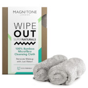 Magnitone WipeOut SuperNatural Bamboo MicroFibre Cleansing Cloth 2 Pack - Grey