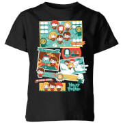 Harry Potter Kids Cute Films T Shirt Black 11 12 Years harry potter kopen in de aanbieding