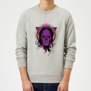 Harry Potter Death Mask 2 Neon Sweatshirt Grey M harry potter kopen in de aanbieding