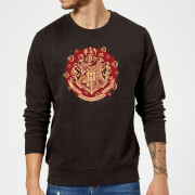 Harry Potter Hogwarts Christmas Crest Sweatshirt Black 5Xl harry potter kopen in de aanbieding
