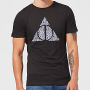 Harry Potter Deathly Hallows Text Mens T Shirt Black 3Xl harry potter kopen in de aanbieding