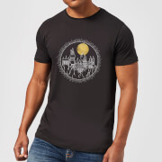 Harry Potter Hogwarts Castle Moon Mens T Shirt Black Xl harry potter kopen in de aanbieding