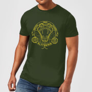 Harry Potter Slytherin Snake Badge Mens T Shirt Forest Green L harry potter kopen in de aanbieding