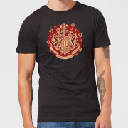 Harry Potter Hogwarts Christmas Crest Mens T Shirt Black M harry potter kopen in de aanbieding