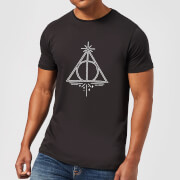 Harry Potter Deathly Hallows Mens T Shirt Black 5Xl harry potter kopen in de aanbieding
