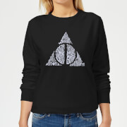 Harry Potter Deathly Hallows Text Womens Sweatshirt Black 4Xl harry potter kopen in de aanbieding Harry Potter Deathly Hallows Text Womens Sweatshirt Black 4Xl harry potter kopen in de aanbieding