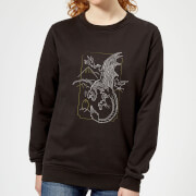 Harry Potter Hungarian Horntail Dragon Womens Sweatshirt Black Xs harry potter kopen in de aanbieding
