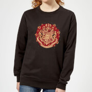 Harry Potter Hogwarts Christmas Crest Womens Sweatshirt Black 4Xl harry potter kopen in de aanbieding