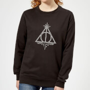 Harry Potter Deathly Hallows Womens Sweatshirt Black Xl harry potter kopen in de aanbieding
