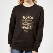 Harry Potter Words Are In My Not So Humble Opinion Womens Sweatshirt Black L harry potter kopen in de aanbieding Harry Potter Words Are In My Not So Humble Opinion Womens Sweatshirt Black L harry potter kopen in de aanbieding