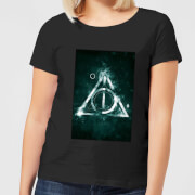 Harry Potter Hallows Painted Womens T Shirt Black Xxl harry potter kopen in de aanbieding
