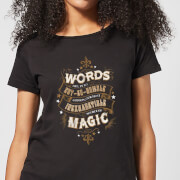 Harry Potter Words Are In My Not So Humble Opinion Womens T Shirt Black Xxl harry potter kopen in de aanbieding Harry Potter Words Are In My Not So Humble Opinion Womens T Shirt Black Xxl harry potter kopen in de aanbieding