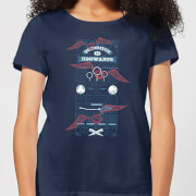 Harry Potter Quidditch At Hogwarts Womens T Shirt Navy M harry potter kopen in de aanbieding