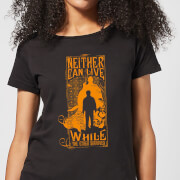 Harry Potter Neither Can Live Womens T Shirt Black Xs harry potter kopen in de aanbieding