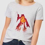 Image of Harry Potter Dumbledore Voldemort Women's T-Shirt - Grey - XXL - Grey