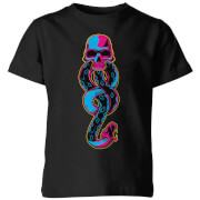 Harry Potter Dark Mark Neon Kids T Shirt Black 3 4 Years harry potter kopen in de aanbieding