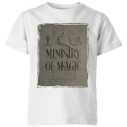 Harry Potter Ministry Of Magic Kids T Shirt White 3 4 Years harry potter kopen in de aanbieding