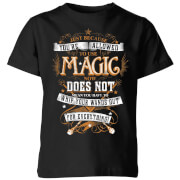 Harry Potter Whip Your Wands Out Kids T Shirt Black 11 12 Years harry potter kopen in de aanbieding