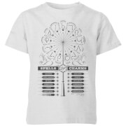 Harry Potter Spells Charms Kids T Shirt Grey 11 12 Years harry potter kopen in de aanbieding