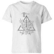 Harry Potter Three Dragons White Kids T Shirt 7 8 Years harry potter kopen in de aanbieding