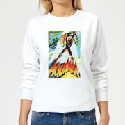 Justice League Aquaman Cover Womens Sweatshirt White L justice league kopen in de aanbieding