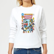 Justice League Crisis On Earth Prime Cover Womens Sweatshirt White L justice league kopen in de aanbieding