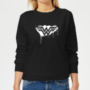 Justice League Graffiti Wonder Woman Womens Sweatshirt Black Xxl justice league kopen in de aanbieding