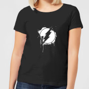 Justice League Graffiti The Flash Womens T Shirt Black Xxl justice league kopen in de aanbieding