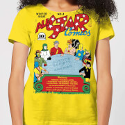 Justice League All Star Comics Cover Womens T Shirt Yellow Xl justice league kopen in de aanbieding