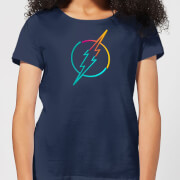 Justice League Neon Flash Womens T Shirt Navy Xxl justice league kopen in de aanbieding