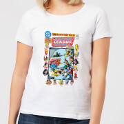 Justice League Crisis On Earth Prime Cover Womens T Shirt White Xxl justice league kopen in de aanbieding