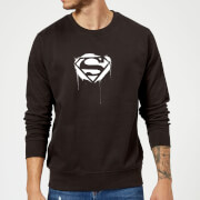 Justice League Graffiti Superman Sweatshirt Black Xl justice league kopen in de aanbieding