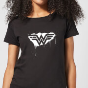 Justice League Graffiti Wonder Woman Womens T Shirt Black 5Xl justice league kopen in de aanbieding