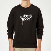 Justice League Graffiti Wonder Woman Sweatshirt Black Xxl justice league kopen in de aanbieding