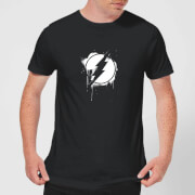 Justice League Graffiti The Flash Mens T Shirt Black M justice league kopen in de aanbieding