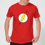 Justice League Flash Logo Mens T Shirt Red Xxl justice league kopen in de aanbieding
