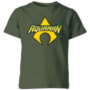 Justice League Aquaman Logo Kids T Shirt Forest Green 7 8 Years justice league kopen in de aanbieding Justice League Aquaman Logo Kids T Shirt Forest Green 7 8 Years justice league kopen in de aanbieding
