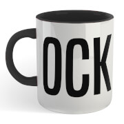 C*ck Mug - White/Black
