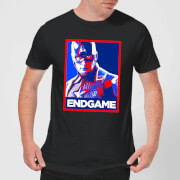Avengers Endgame Captain America Poster Mens T Shirt Black Xxl avengers endgame kopen in de aanbieding