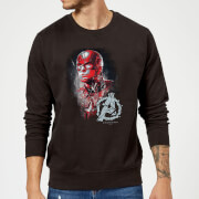 Avengers Endgame Captain America Brushed Sweatshirt Black Xl avengers endgame kopen in de aanbieding