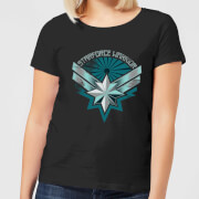 Captain Marvel Starforce Warrior Womens T Shirt Black S captain marvel kopen in de aanbieding Captain Marvel Starforce Warrior Womens T Shirt Black S captain marvel kopen in de aanbieding