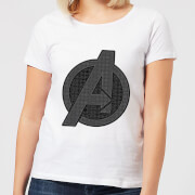 Avengers Endgame Iconic Logo Womens T Shirt White Xl avengers endgame kopen in de aanbieding